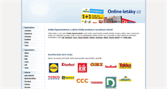 Desktop Screenshot of online-letaky.sk
